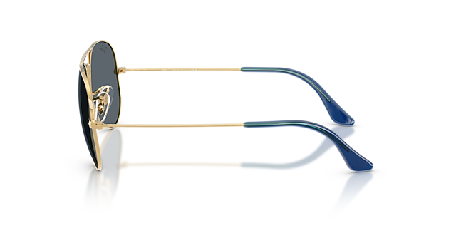 RB3025 Arista goud MetaalSunglass Frames van B24, Zijaanzicht