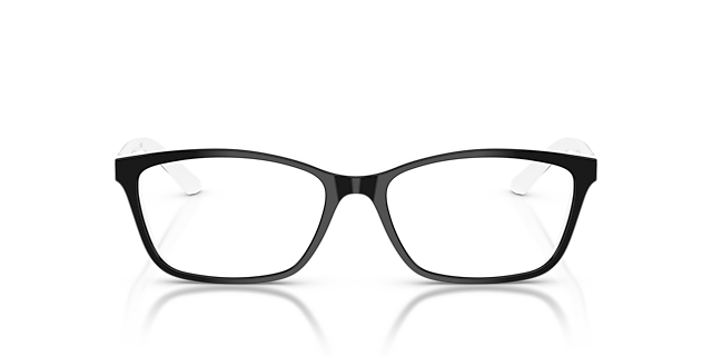 RA7044 Schwarz AcetatEyeglass Frames von B24, Vorderansicht