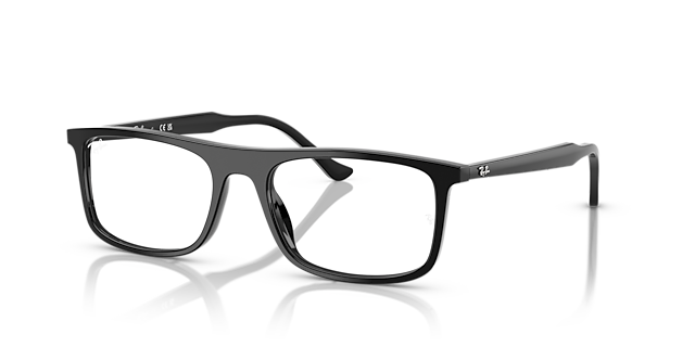 RB5440 Schwarz AcetatEyeglass Frames von B24, Dreiviertelansicht