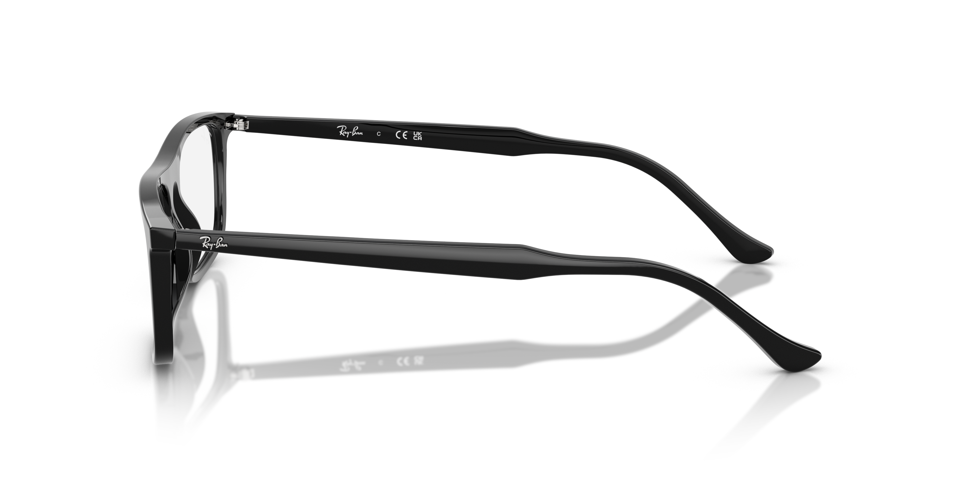 RB5440 Schwarz AcetatEyeglass Frames von B24, Seitenansicht