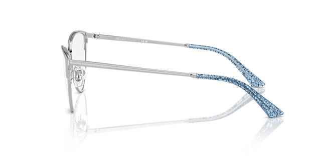 JC2002 Silber MetallEyeglass Frames von B24, Seitenansicht