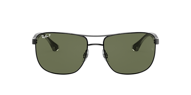 RB3533 Zwart MetaalSunglass Frames van B24, met getinte lenzen