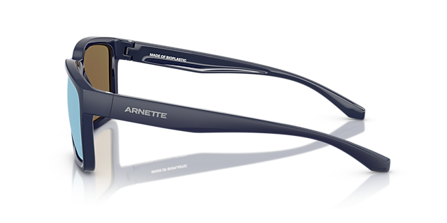 AN4346 Dark Blue Top Matte & Shiny KunststoffSunglass Frames von B24, Seitenansicht