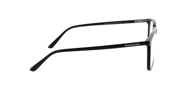 Noah Zwart AcetaatEyeglass Frames van B24, Zijaanzicht