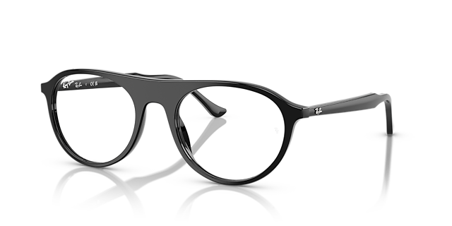 RB5441 Optics Schwarz AcetatEyeglass Frames von B24, Dreiviertelansicht