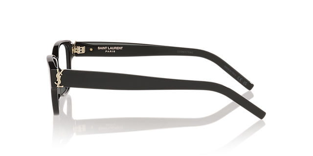 SL M149/F Zwart AcetaatEyeglass Frames van B24, Zijaanzicht