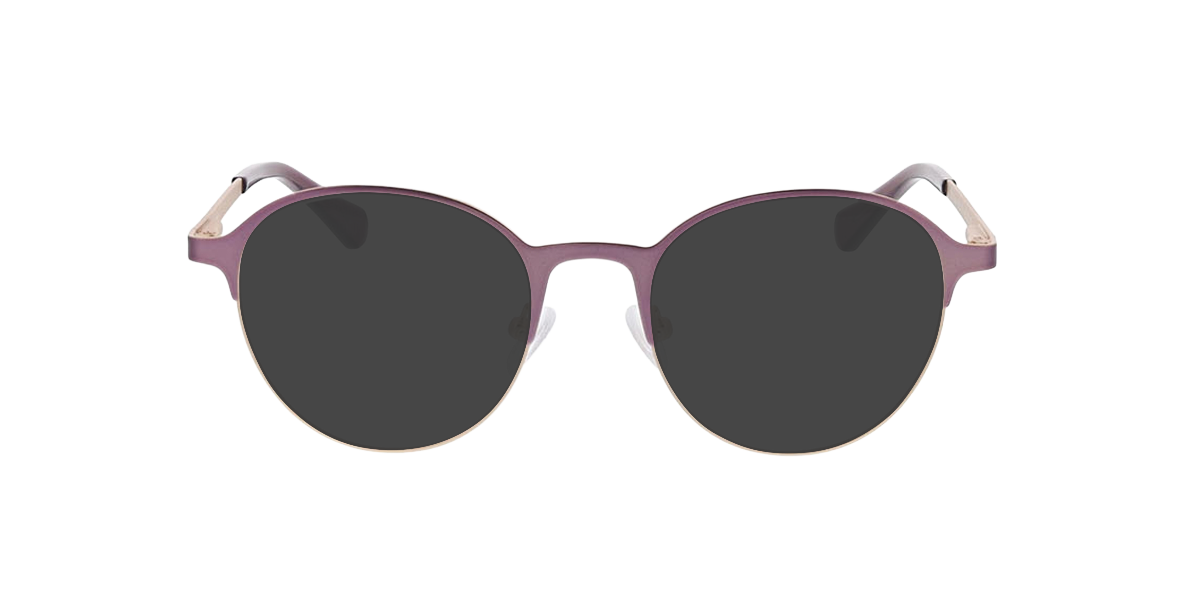 Neapel Matpaars  &  matgoud MetaalEyeglass Frames van B24, met getinte lenzen