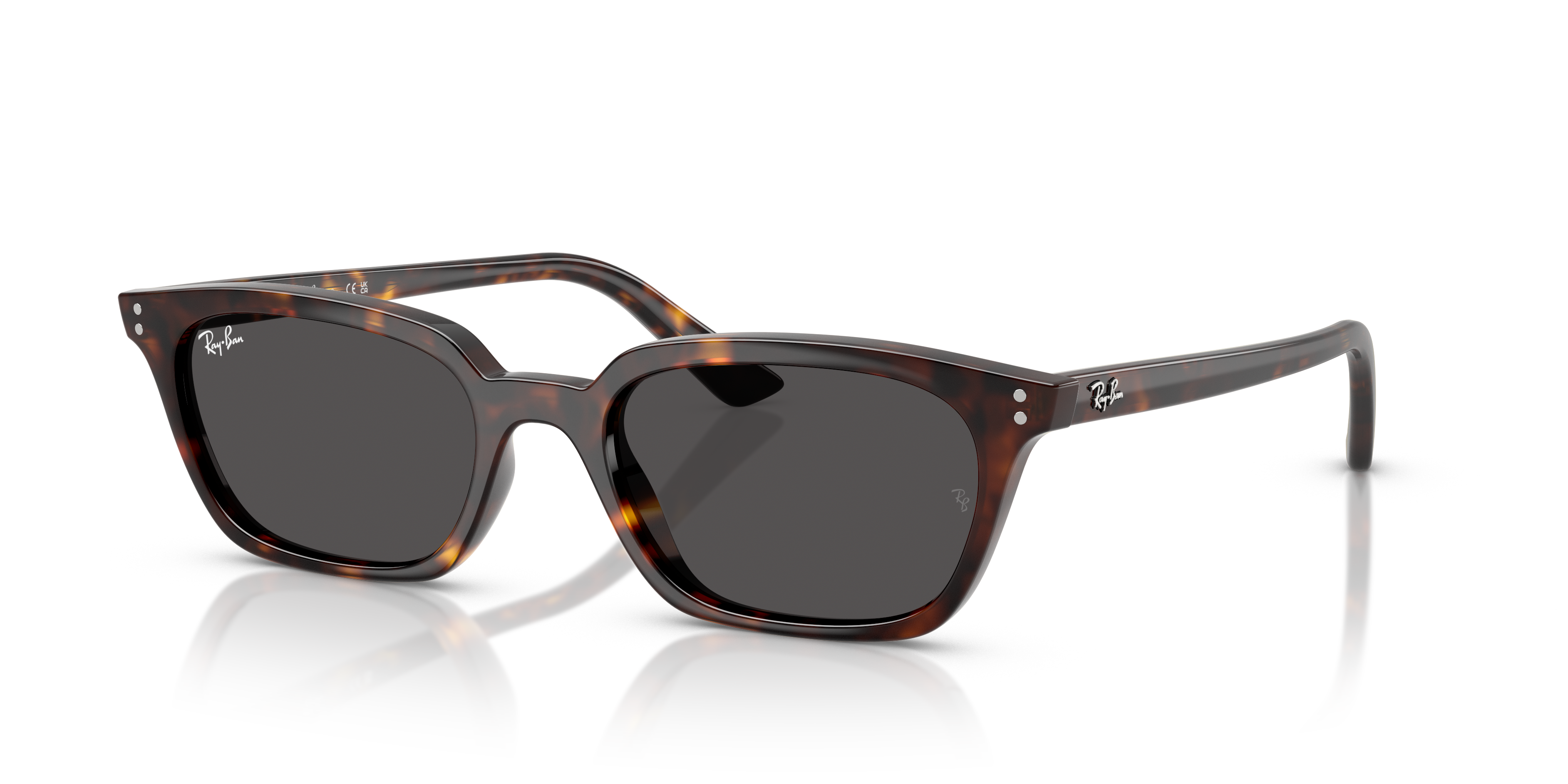 RB4456 Havana KunststofSunglass Frames van B24, Hoekweergave