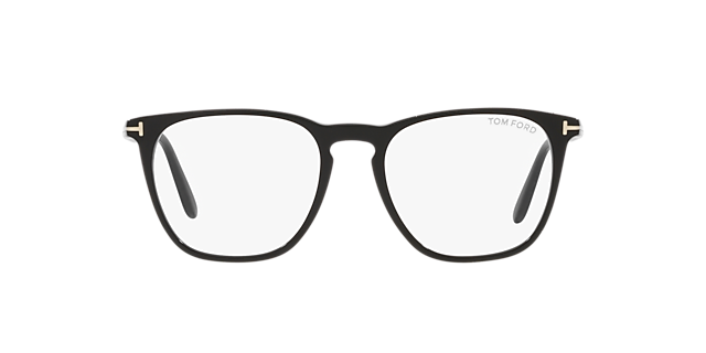 FT5937-B Zwart glanzend AcetaatEyeglass Frames van B24, Vooraanzicht