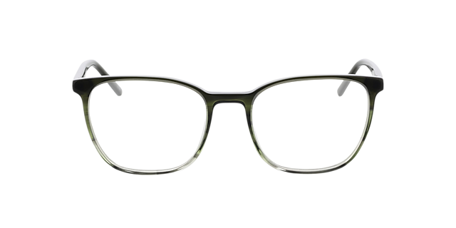 Hawkins Gradient Green Horn & Green AcetatEyeglass Frames von B24, Vorderansicht