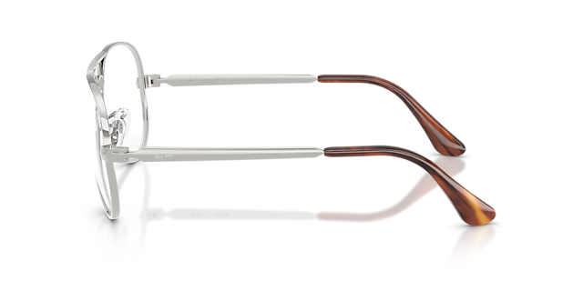RB3925V Zilver MetaalEyeglass Frames van B24, Zijaanzicht