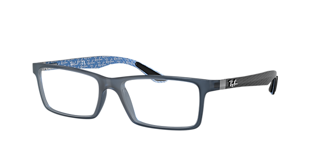 RB8901 Blau KunststoffEyeglass Frames von B24, Dreiviertelansicht