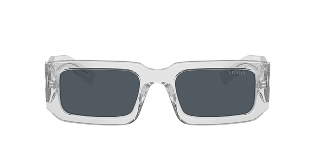 PR 06YS Grau transparent AcetatSunglass Frames von B24, mit getönten Gläsern