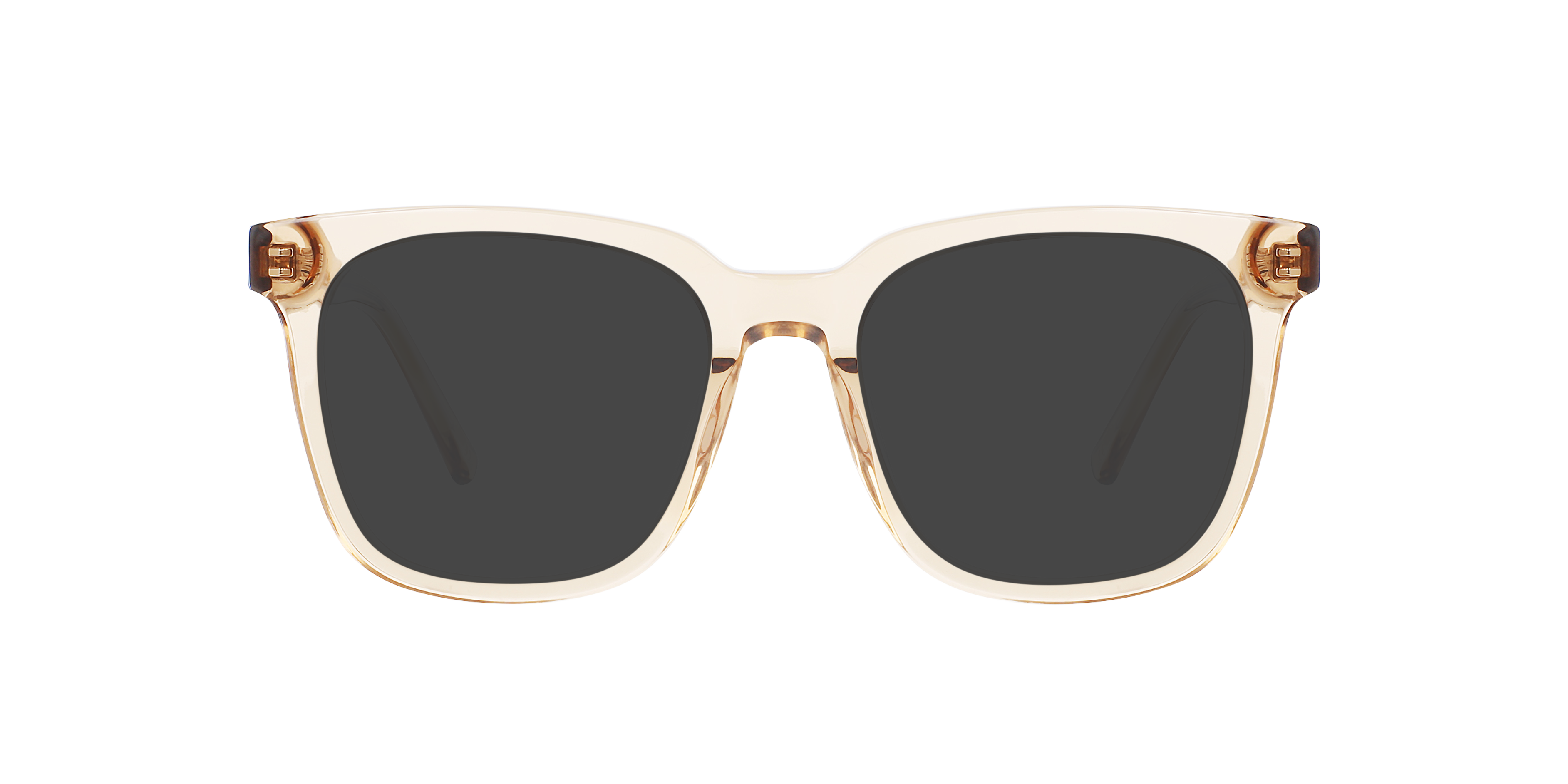 Stella Crystal Caramel AcetaatEyeglass Frames van B24, met getinte lenzen