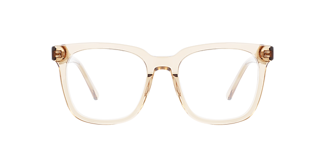 Stella Crystal Caramel AcetaatEyeglass Frames van B24, Vooraanzicht