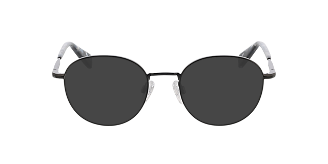 Princeton Black  &  Crystal Blue Pattern MetallEyeglass Frames von B24, mit getönten Gläsern