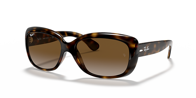 RB4101 Licht Havana KunststofSunglass Frames van B24, Hoekweergave