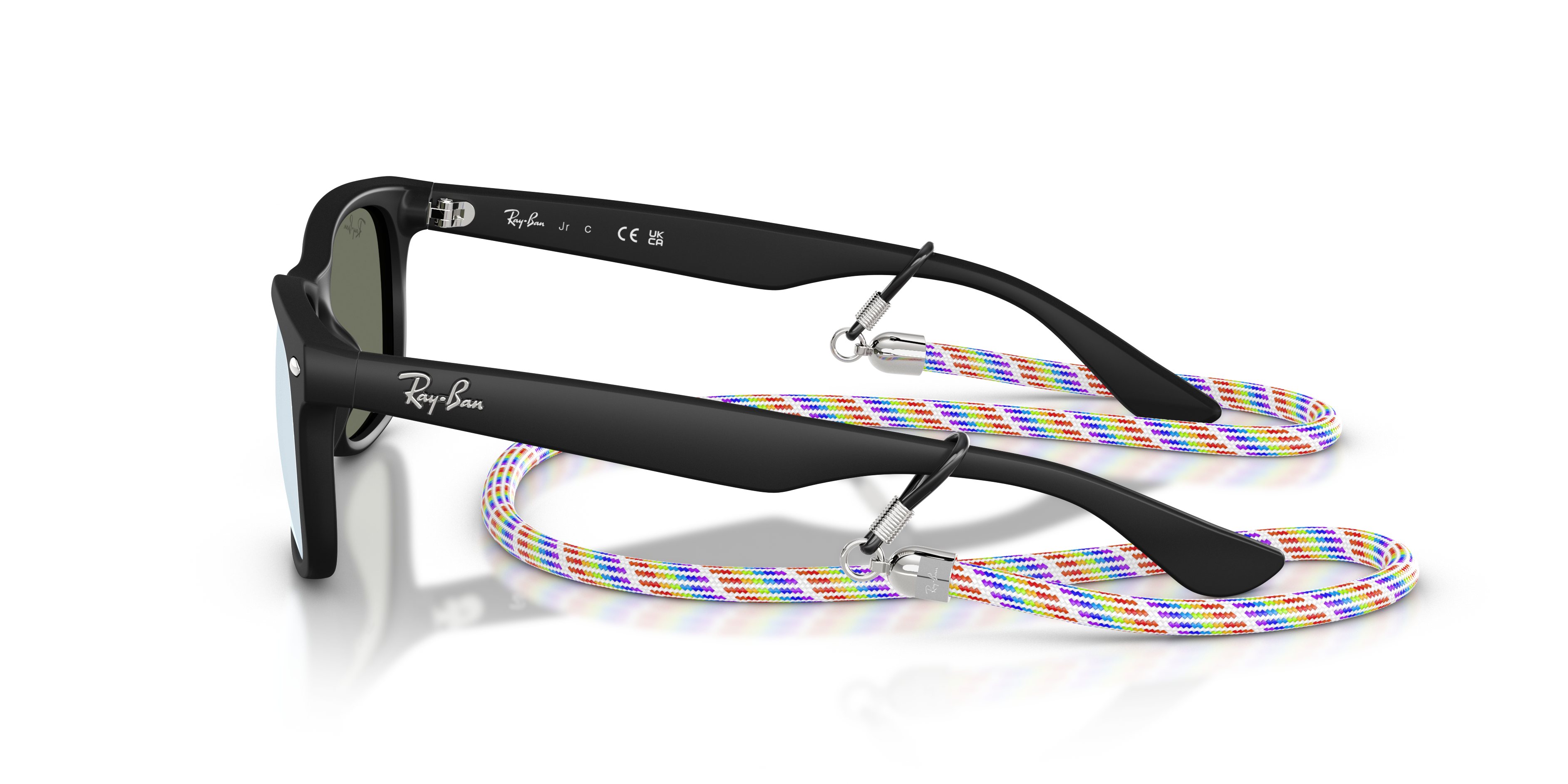 RB9052S Rubber Black KunststoffSunglass Frames von B24, Seitenansicht