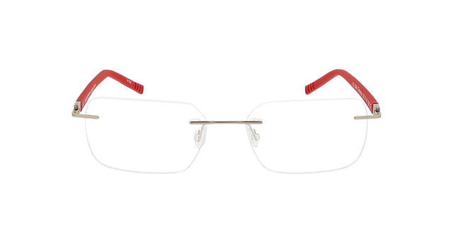 Clearwater Matgoud  &  rood MetaalEyeglass Frames van B24, Vooraanzicht