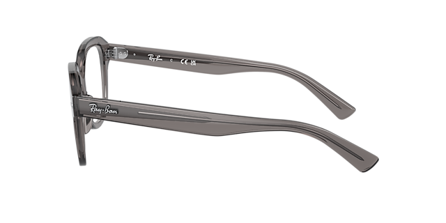 RB7215 Opaal donkergrijs KunststofEyeglass Frames van B24, Zijaanzicht