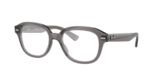 RB7215 Opaal donkergrijs KunststofEyeglass Frames van B24, Hoekweergave