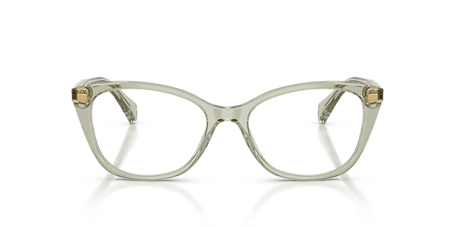 RA7146 Transparant groen AcetaatEyeglass Frames van B24, Vooraanzicht