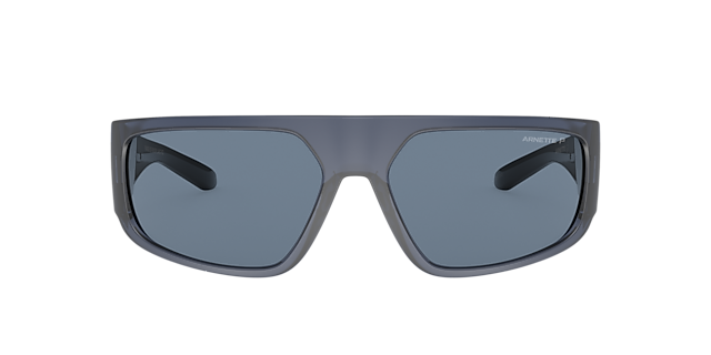 AN4304 Matte Transparent Blue KunststoffSunglass Frames von B24, mit getönten Gläsern