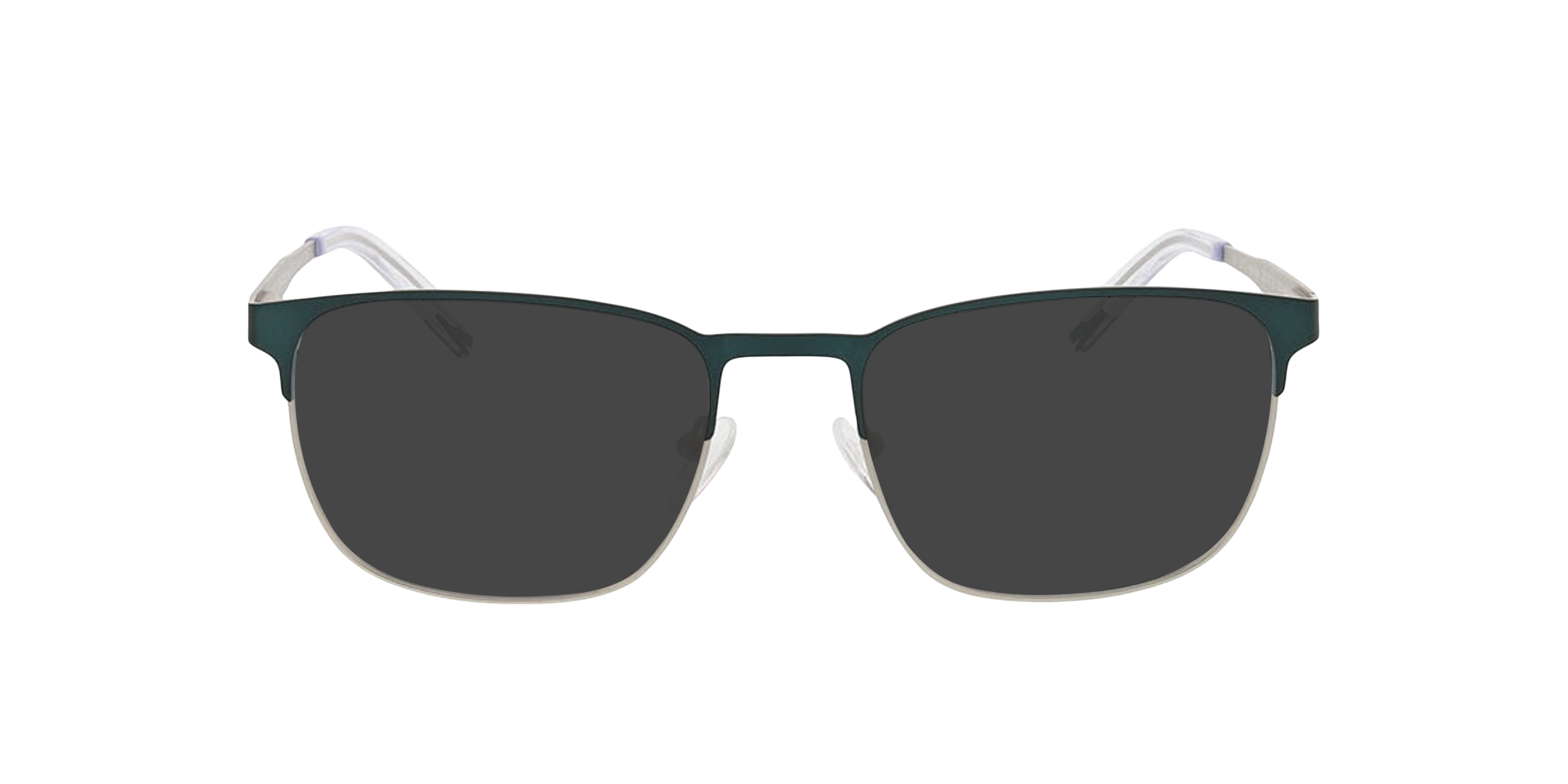 Hamilton Matgroen  &  matzilver MetaalEyeglass Frames van B24, met getinte lenzen