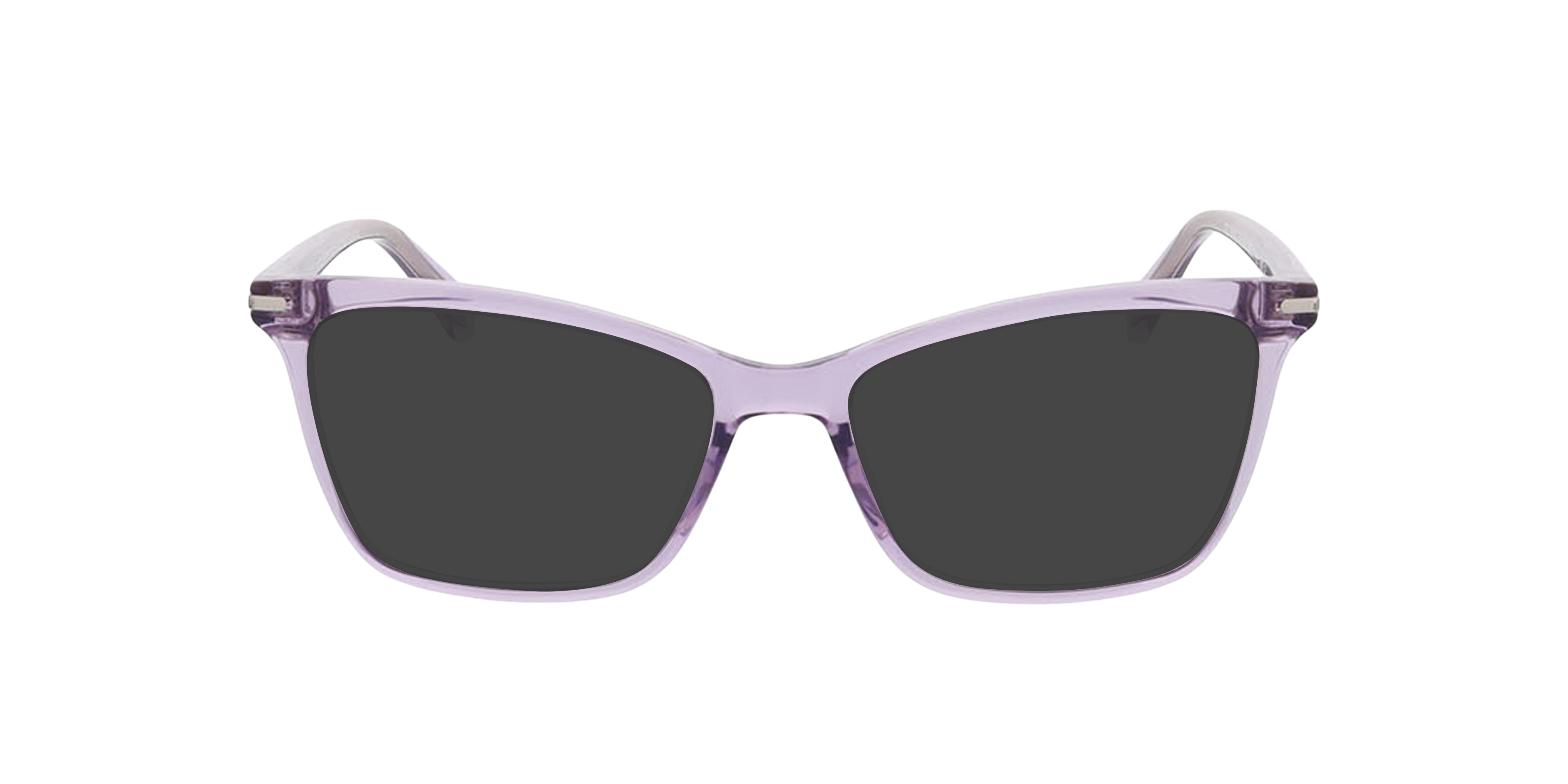 Aurora Crystal Lavender KunststoffEyeglass Frames von B24, mit getönten Gläsern