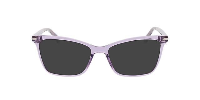Aurora Crystal Lavender KunststoffEyeglass Frames von B24, mit getönten Gläsern