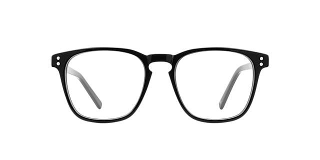 Stanton Jet Black AcetatEyeglass Frames von B24, Vorderansicht