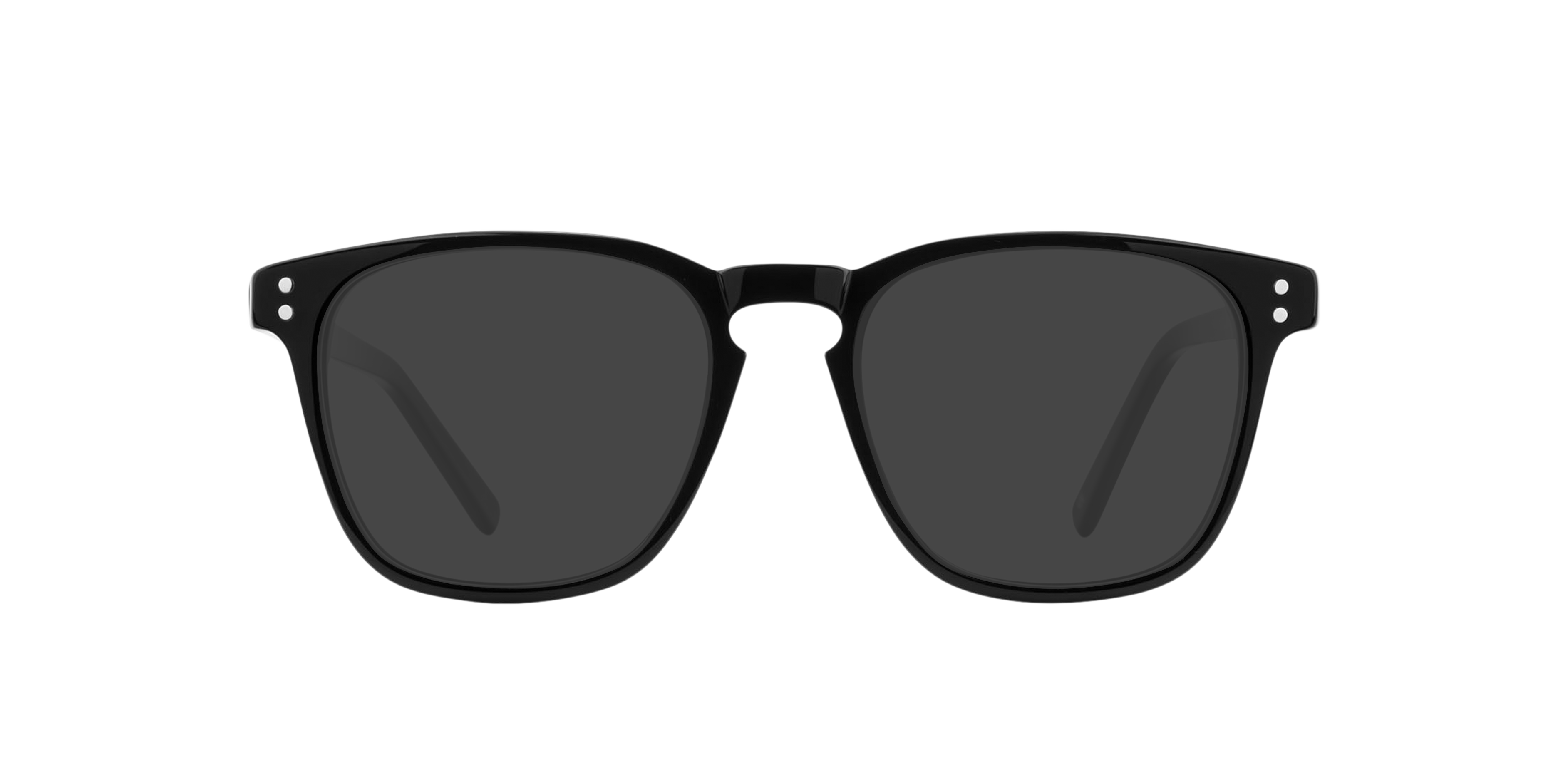 Stanton Jet Black AcetatEyeglass Frames von B24, mit getönten Gläsern