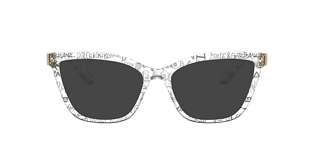 DG5076 Transparant graffiti KunststofEyeglass Frames van B24, met getinte lenzen