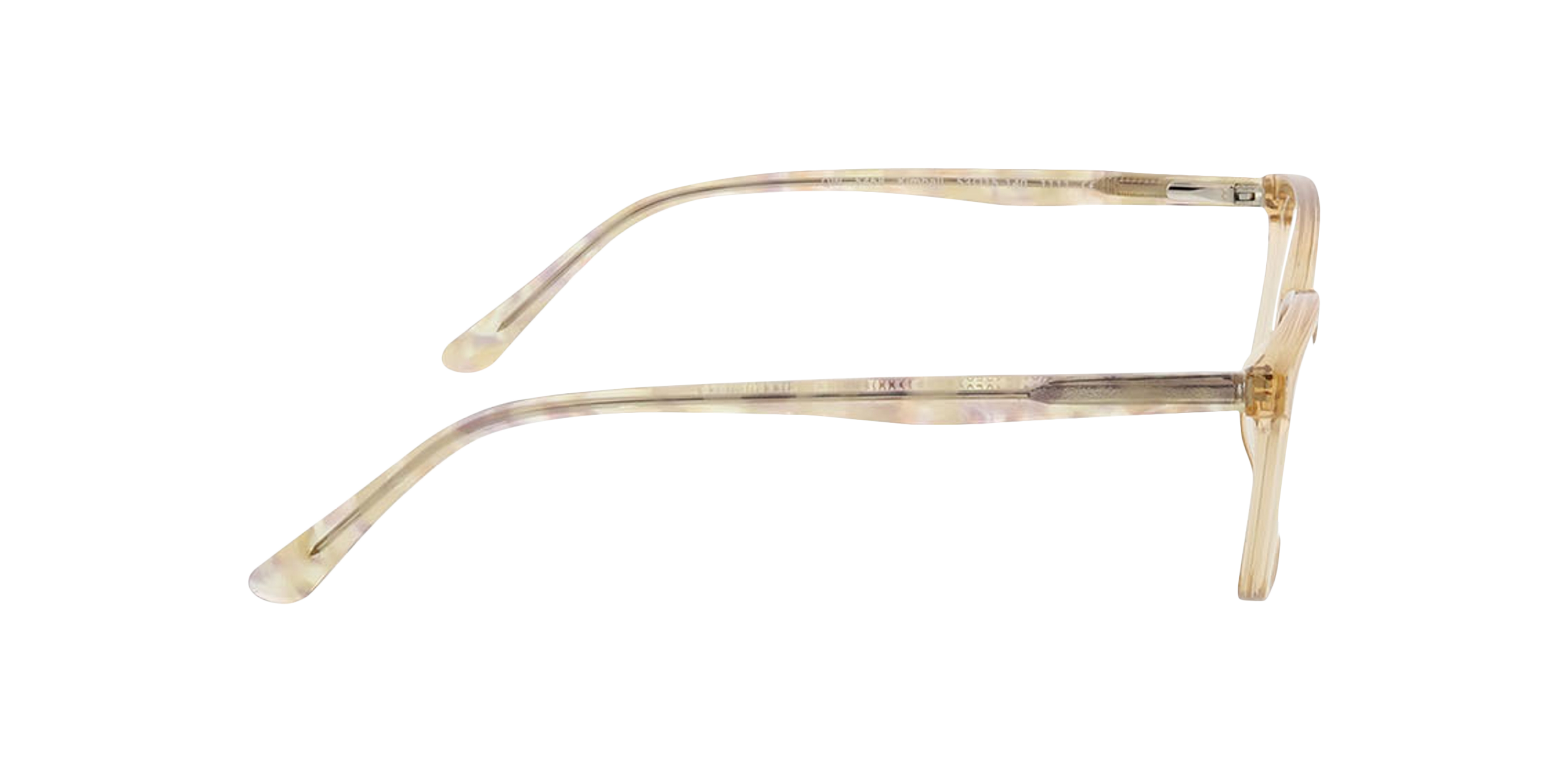 Kimball Kristal nude KunststofEyeglass Frames van B24, Zijaanzicht