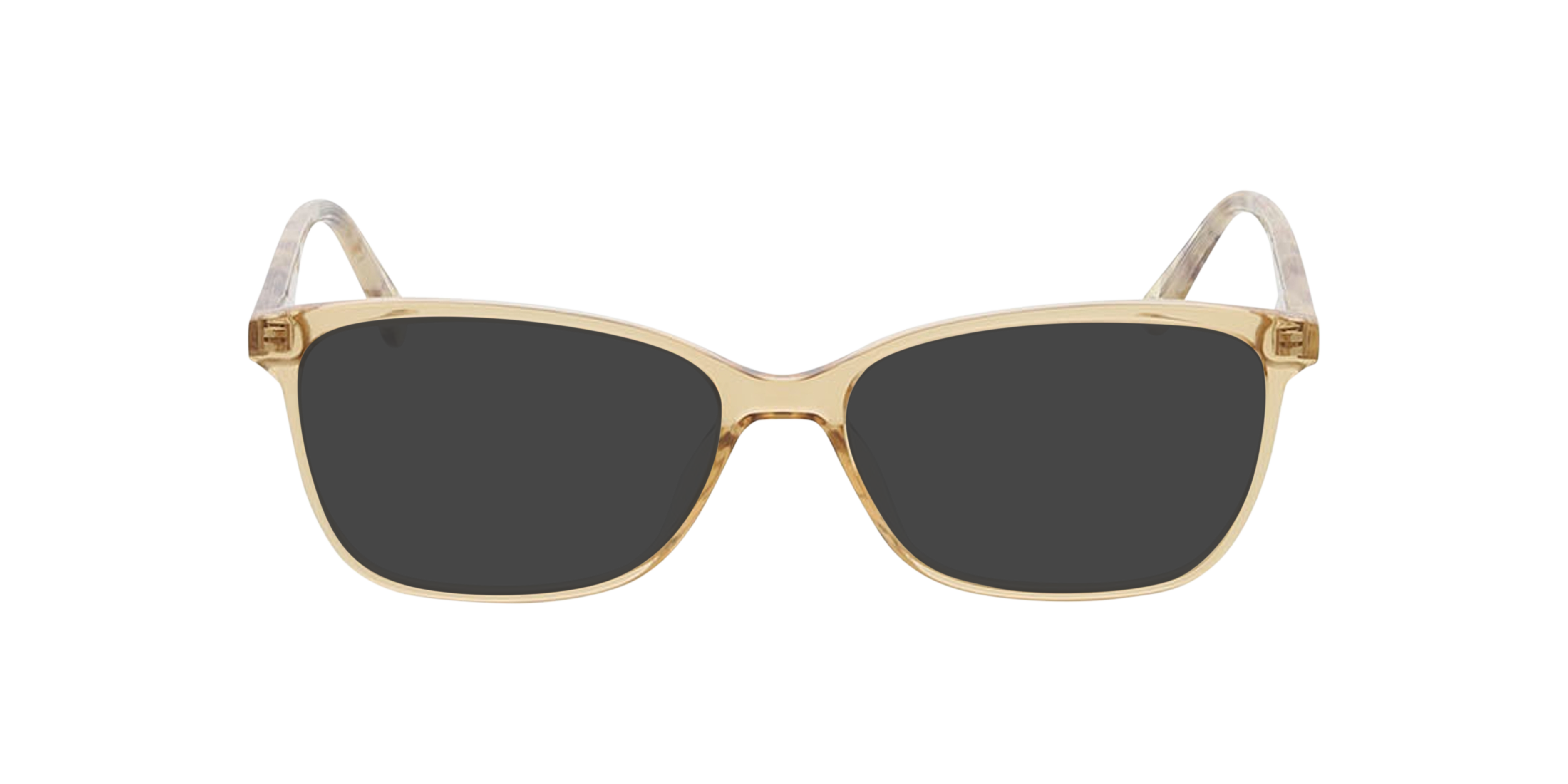 Kimball Kristal nude KunststofEyeglass Frames van B24, met getinte lenzen