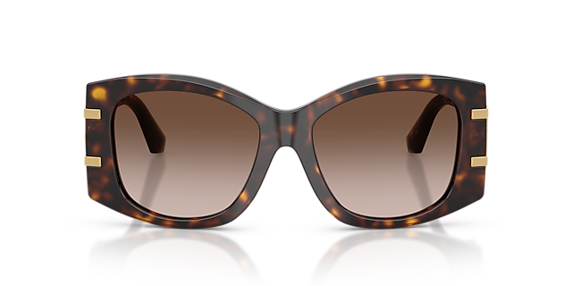 DG4501 Havana AcetaatSunglass Frames van B24, Vooraanzicht