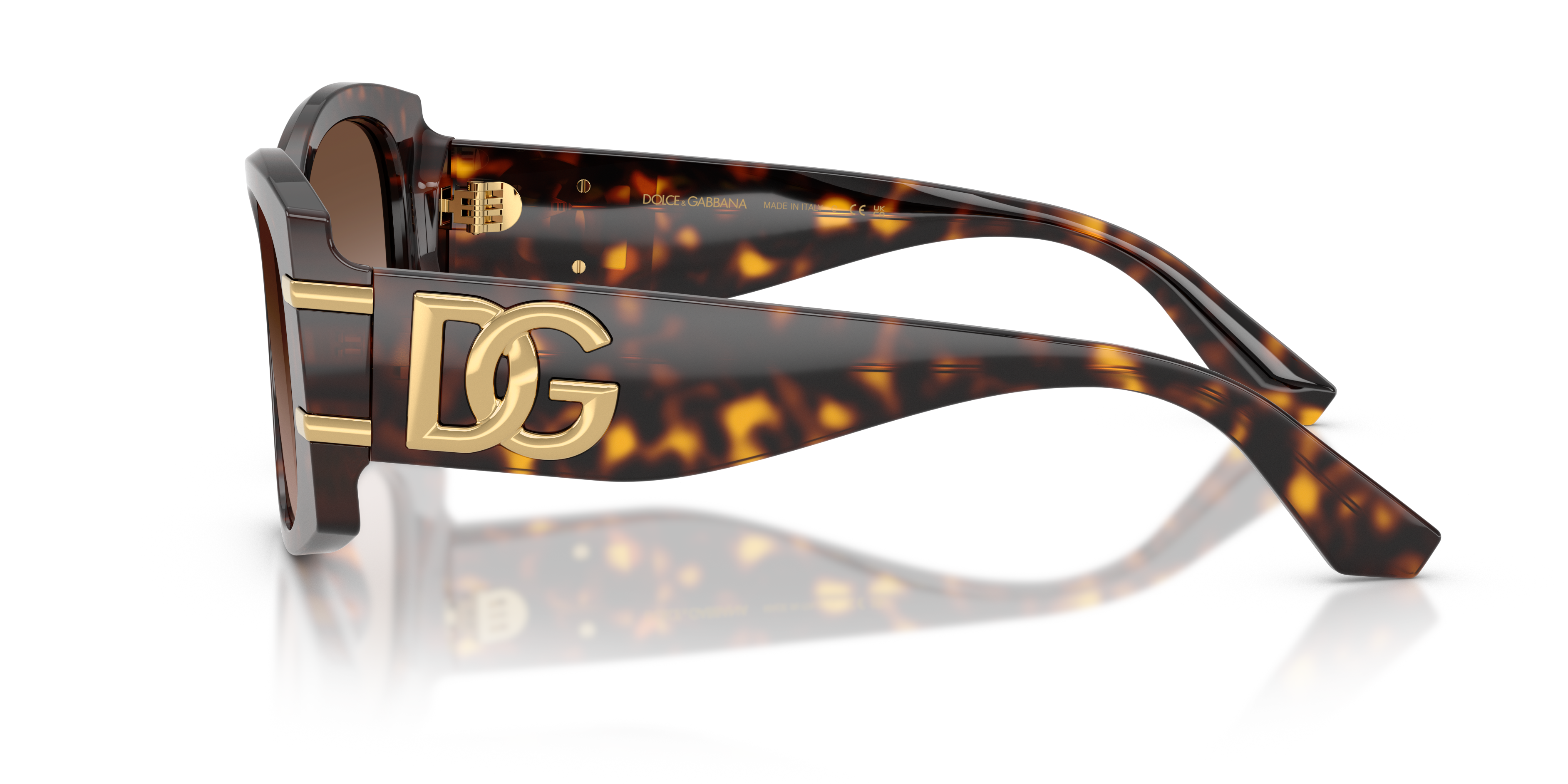 DG4501 Havana AcetatSunglass Frames von B24, Seitenansicht