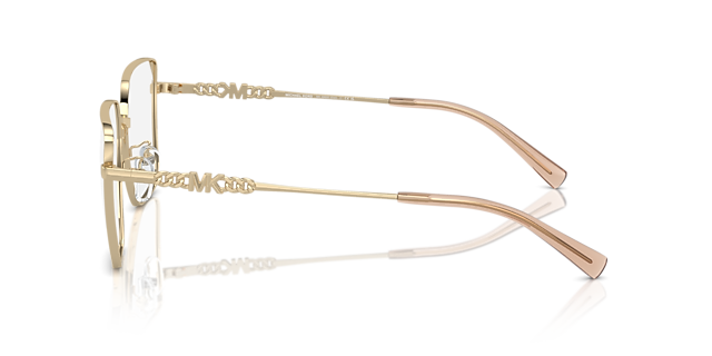 MK3083D Hellgold glänzend MetallEyeglass Frames von B24, Seitenansicht