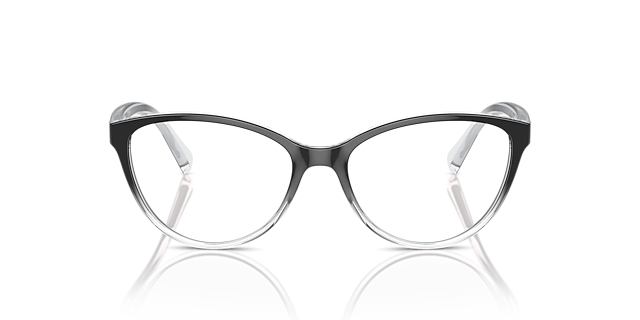 AX3053 Black & Grey KunststoffEyeglass Frames von B24, Vorderansicht