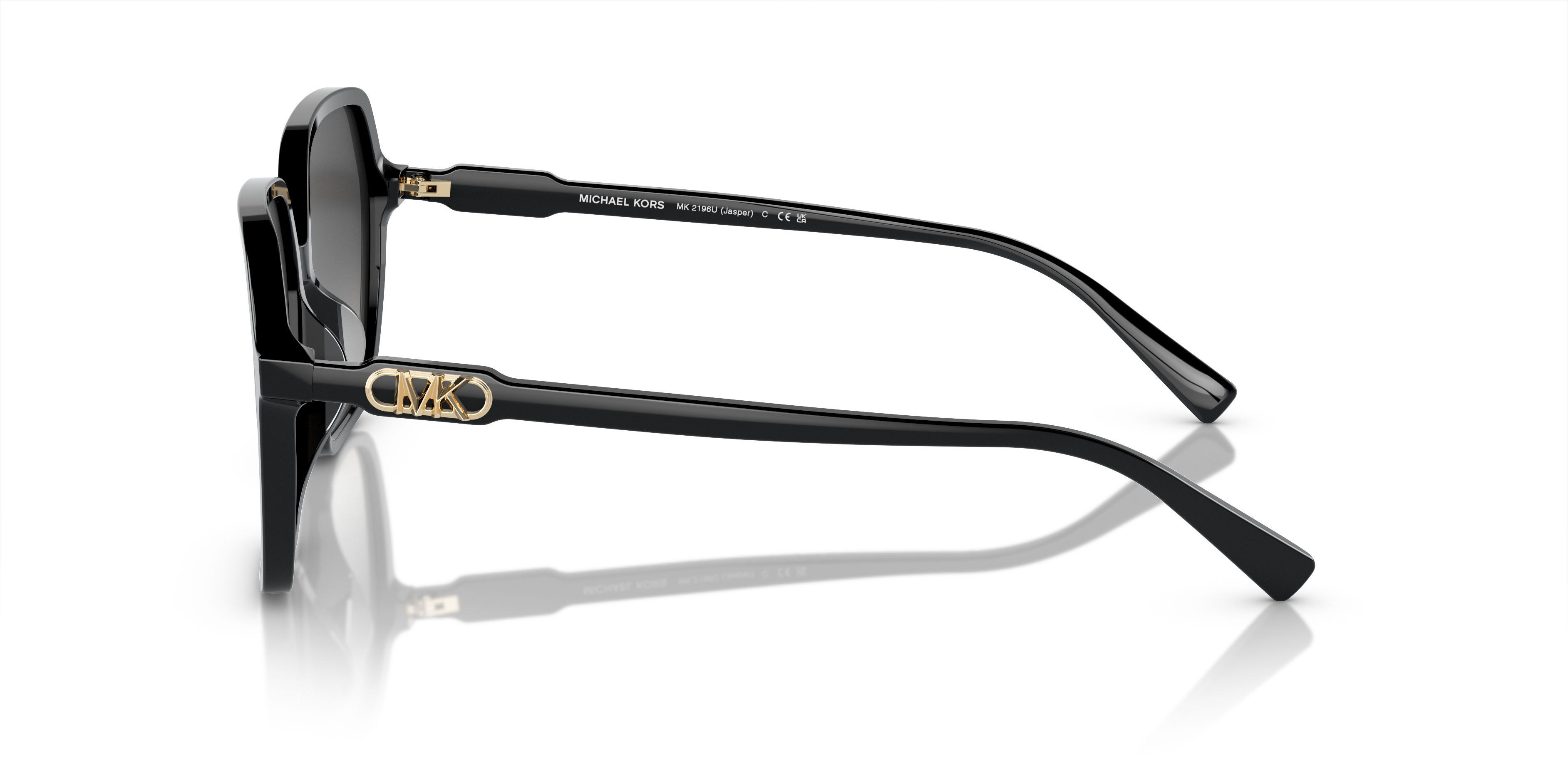 MK2196U Zwart AcetaatSunglass Frames van B24, Zijaanzicht