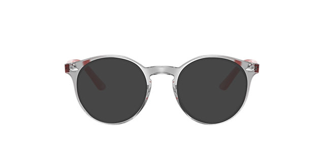 RB1594 Grau transparent KunststoffEyeglass Frames von B24, mit getönten Gläsern