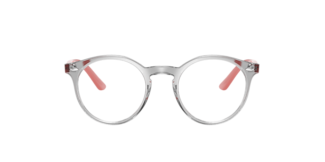 RB1594 Grau transparent KunststoffEyeglass Frames von B24, Vorderansicht