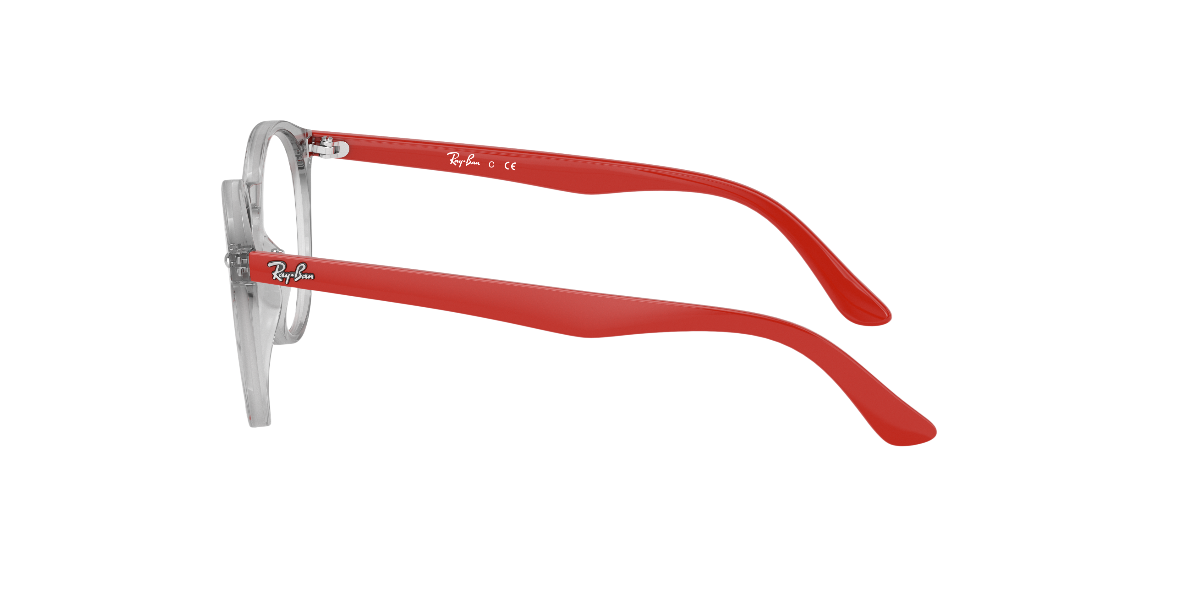 RB1594 Transparant grijs KunststofEyeglass Frames van B24, Zijaanzicht