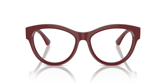 BE2404 Bordeaux AcetatEyeglass Frames von B24, Vorderansicht