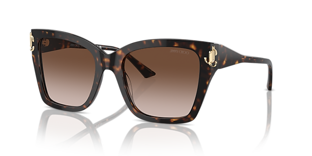 JC5012 Havana AcetatSunglass Frames von B24, Dreiviertelansicht