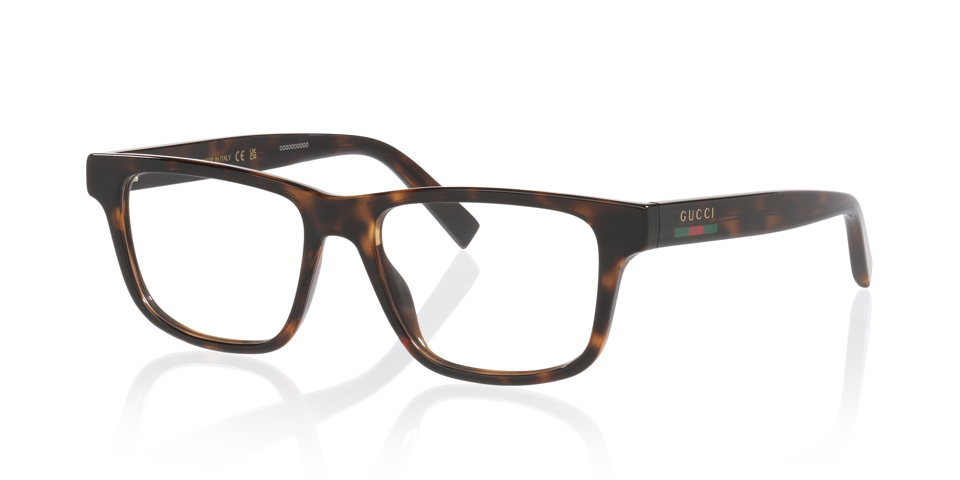 GG1987O Tortoise KunststofEyeglass Frames van B24, Hoekweergave