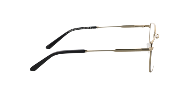 Blake Satijngoud  &  zwart MetaalEyeglass Frames van B24, Zijaanzicht