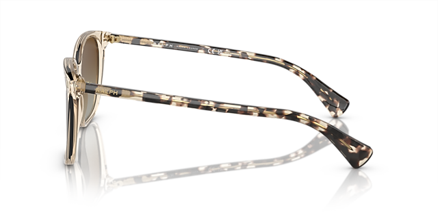 RA5293 Shiny Transparent Brown AcetatSunglass Frames von B24, Seitenansicht