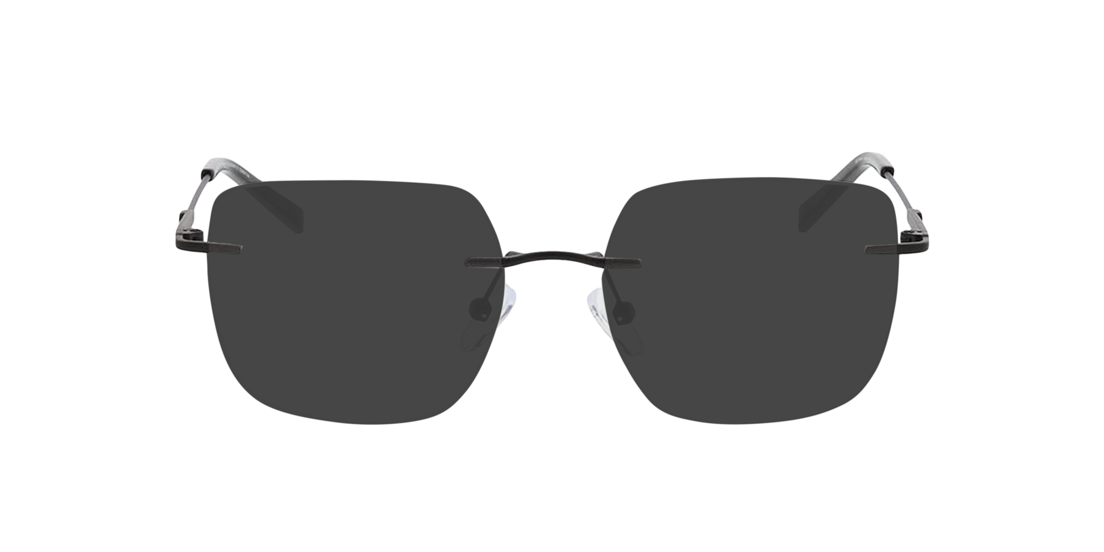 Liberty Zwart & blauw MetaalEyeglass Frames van B24, met getinte lenzen