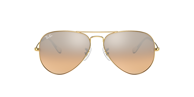 RB3025 Arista goud MetaalSunglass Frames van B24, met getinte lenzen